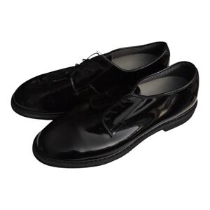Bates Lite Patent Black Dress Shoes 10W